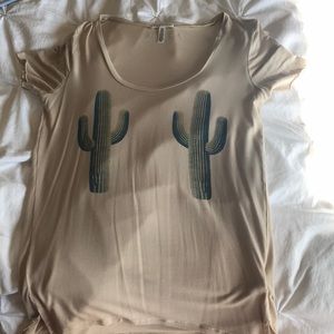 PINK Cactus T-shirt